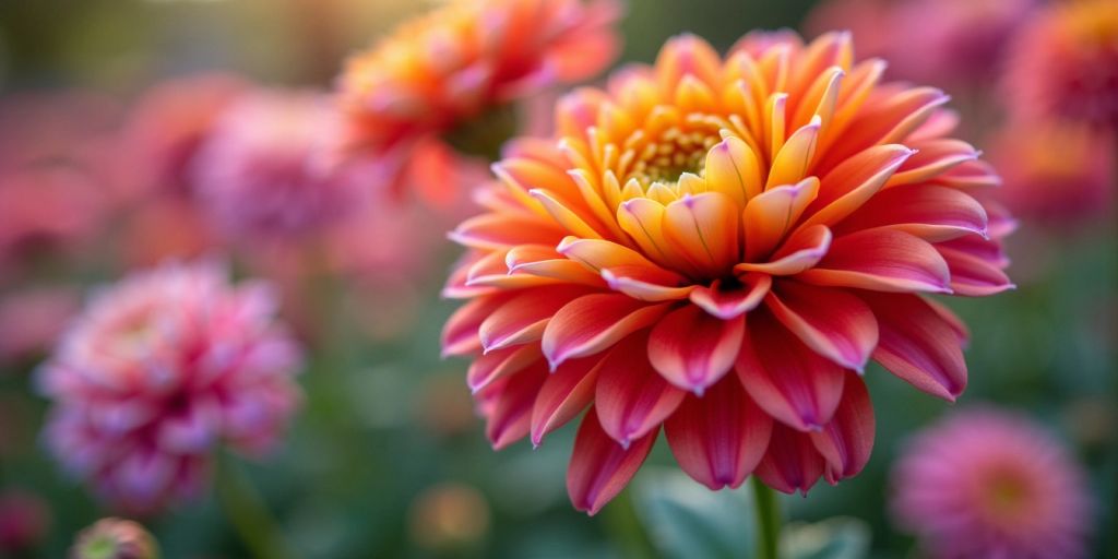 Close-up of a blooming flower in a garden.