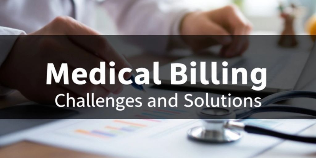 Healthcare professional reviewing medical billing documents.